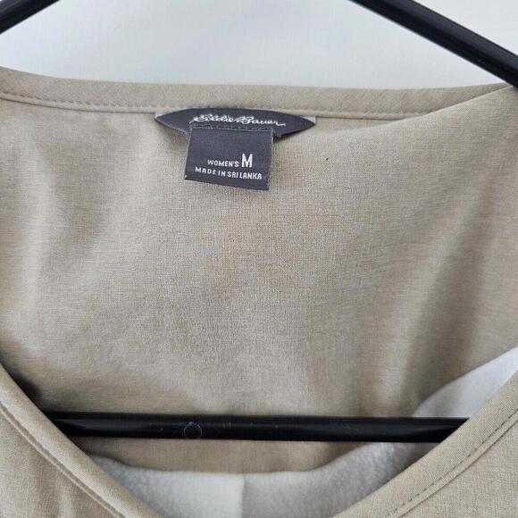 Eddie Bauer Departure Quilted Jacket Tan. Medium Lined. Womans Cozy Jacket - Picture 3 of 6